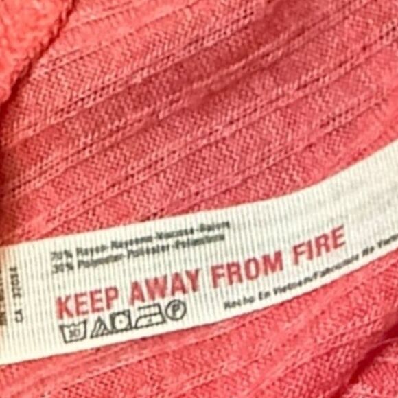 NTIMATELY FREE PEOPLE Women’s Coral Ribbed Wear Me Now Tank Top Size XS - Picture 6 of 8